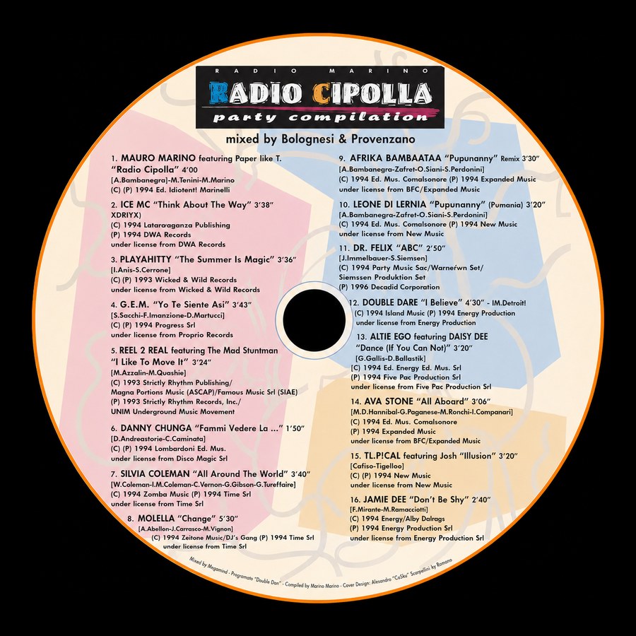 Lato b di Radio Cipolla Party Compilation