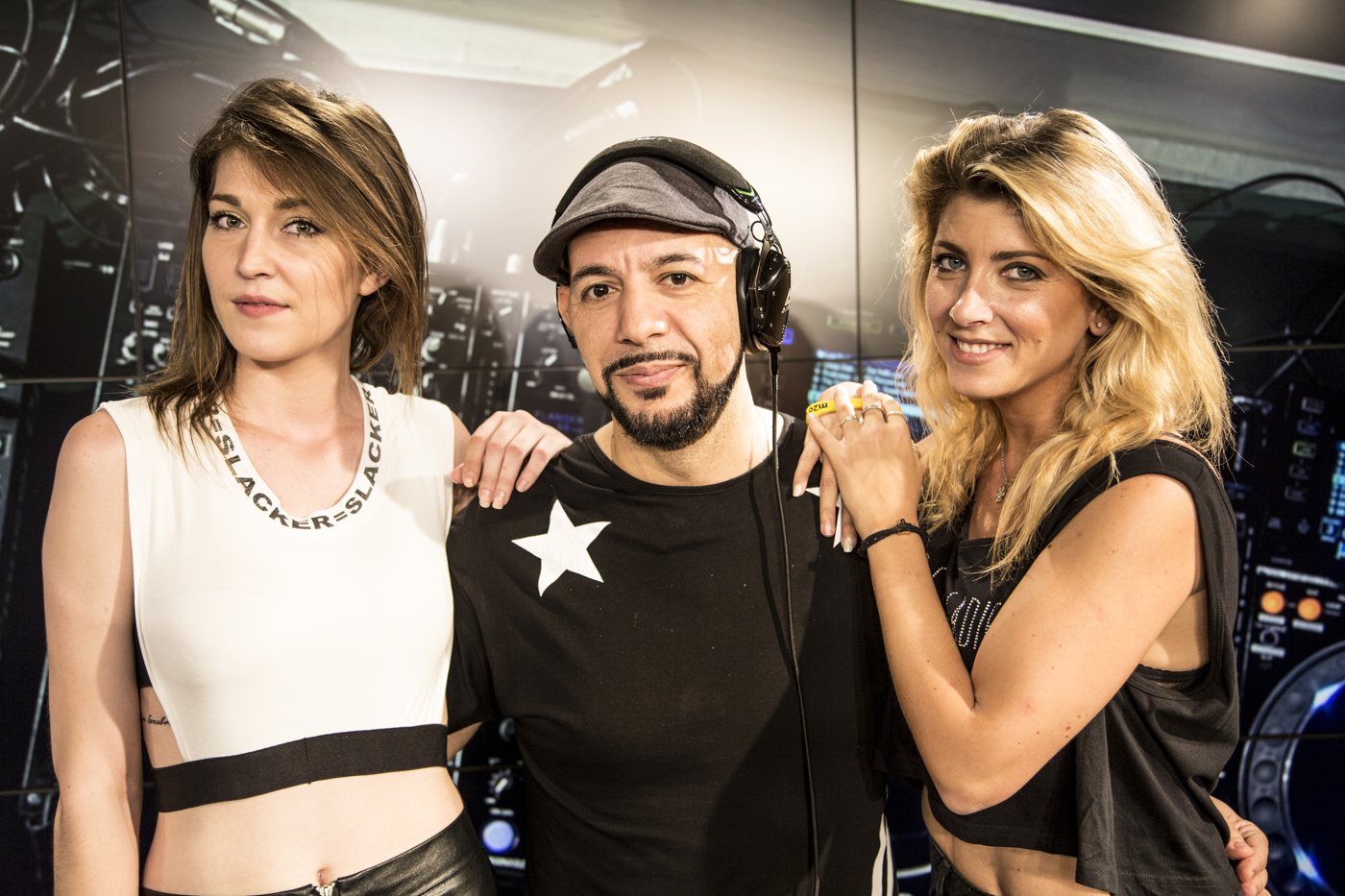 13 luglio 2018, sullo stage del Music Zone, le mitiche social ladies con Provenzano