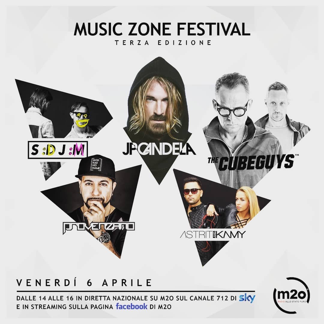 6 aprile 2018, il flyer del Music Zone Festival, terza edizione