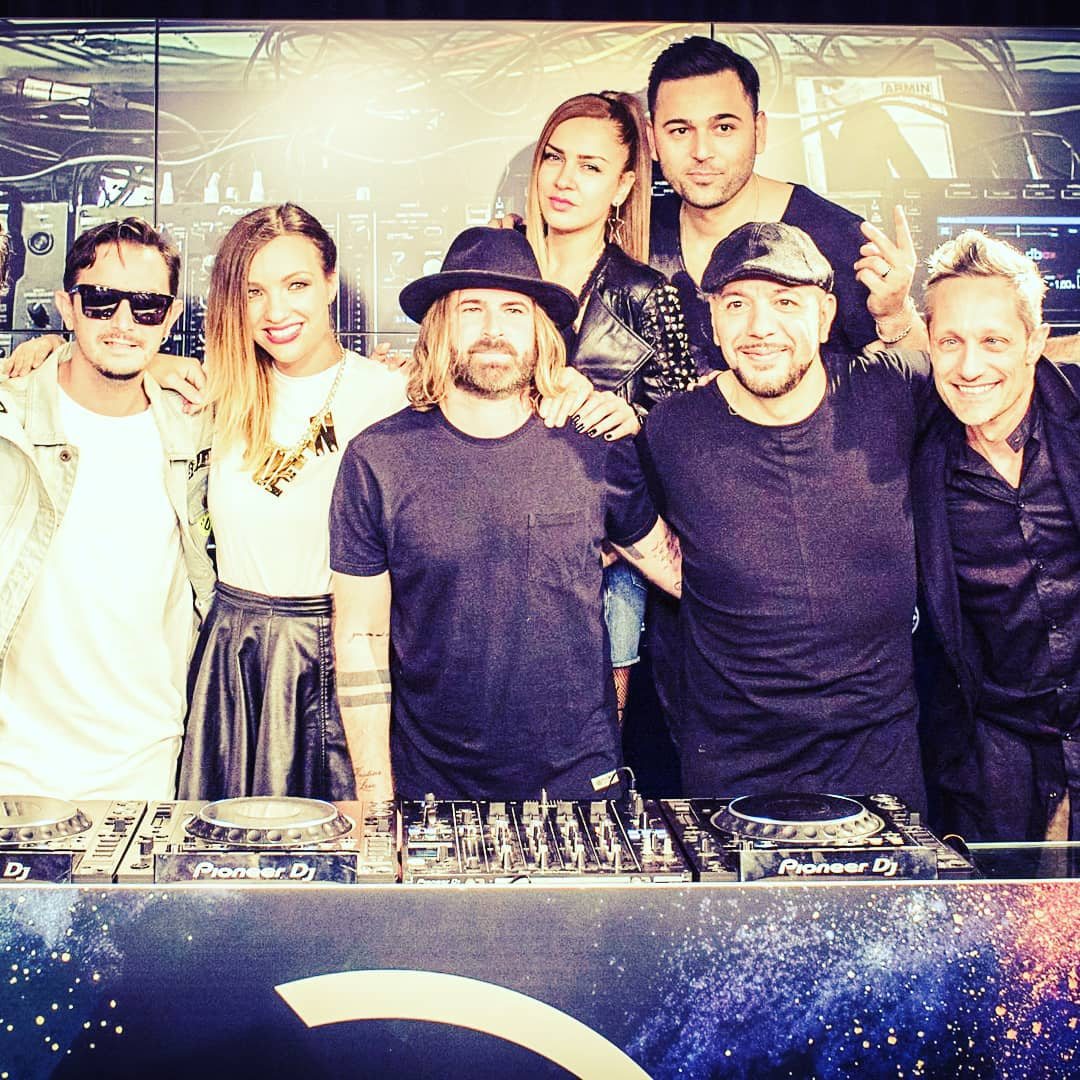 Aprile 2018, foto di gruppo al festival