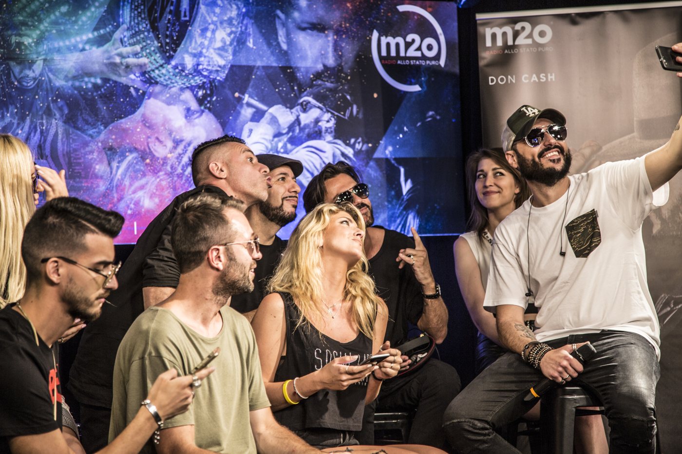 13 luglio 2018, super festival del Music Zone: il pubblico in studio